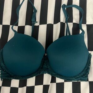 EUC Auden Turquoise Push Up Bra